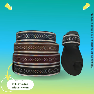 Pantuflas deslizantes de PVC ligeras con correa de lentejuelas brillantes perfectas para uso diario solo para mujeres - Product Image 1