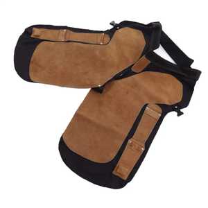 Tablier en cuir de maréchal-ferrant léger de qualité supérieure ceinture Velcro réglable porte-ongles magnétiques 4 poches pour couteau à sabot à boucle - Product Image 3