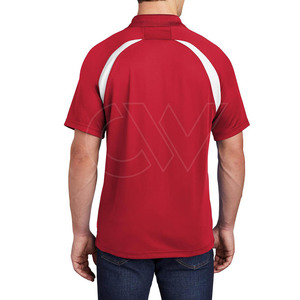 Polo transpirable para hombre al por mayor de fábrica, camiseta antiarrugas con logotipo personalizado - Product Image 4