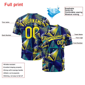 Maillot de baseball respirant de haute qualité avec logo personnalisé, taille plus, impression numérique, uniformes pour adultes, sports d'équipe, antibactérien, séchage rapide - Product Image 3