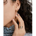 Aros Redondos de Perlas Mira, Elegantes Pendientes de Perlas - Product Image 2