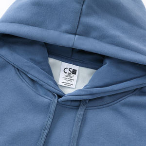 Heavyweight 100% Cotton <b>French</b> Terry Oversized Hoodie Custom Blank Men Hooded Sweatshirt Eco-Friendly Puff Printing Embroidery - Product Image 4