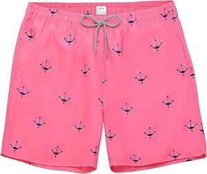 Shorts de surf décontractés écologiques à taille haute élastique avec logo personnalisé, poche arrière et impression par sublimation - Product Image 5
