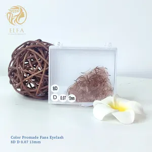 Ventiladores de pestañas Easy fan Lashes Faux Mink promade pestañas profesionales Easy fan pestañas suministros hechos en Vietnam