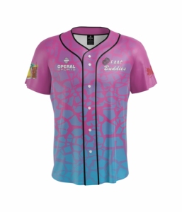 Maillot de baseball personnalisé avec logo, 100 % polyester, respirant, antibactérien, séchage rapide, ensemble de vêtements de sport unisexe de haute qualité, grandes tailles - Product Image 5