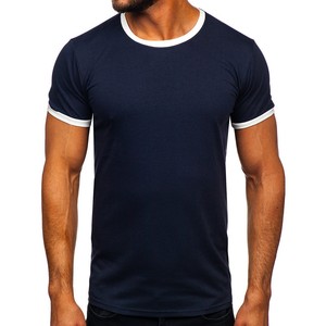 Algodón de calidad de primera clase, camiseta personalizada con estampado de logotipo para hombre, Camiseta lisa de gran tamaño - Product Image 3