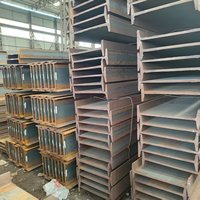 Poutre en H soudée en acier Q235B Q355B pour la réalisation de structures sur mesure, bâtiments industriels, plateformes, ponts et projets de construction lourde.