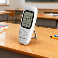 Detector de Radón Portátil, Analizador de Concentración de Radón, Medidor de Concentración de Radón con Detección de Iones Eléctricos