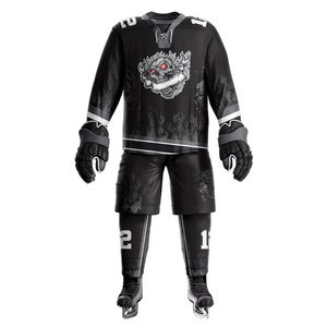 Venta al por mayor de uniformes de hockey sobre hielo de diseño personalizado para hombres de alta calidad personalizado uniforme de Jersey de hockey sobre hielo - Product Image 1
