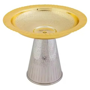 ชาม khajoor มาใหม่ชามโลหะสไตล์คลาสสิกสำหรับงานแต่งงานงานวันเกิดเดือนรอมฎอนตกแต่งวันที่อาหรับ - Product Image 1