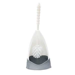 Ensemble de brosses de nettoyage de toilettes en plastique PP de qualité supérieure avec tête en PET pour la salle de bain à domicile ou à l'hôtel - Product Image 1