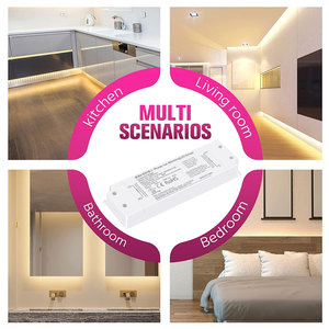 100-120vac 20W-60W mỏng <span class=keywords><strong>Dimmable</strong></span> dẫn trình điều khiển máy biến áp 12V/24V siêu mỏng chuyển mạch cung cấp điện cho dải dẫn - Product Image 6