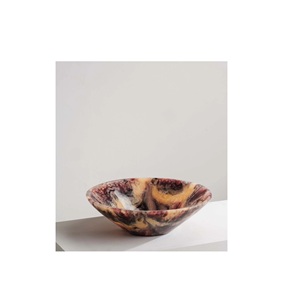 Tazón Decorativo Ecológico de Resina Floral con Diseño Minimalista para Centro de Mesa y Exhibición Diaria - Product Image 2