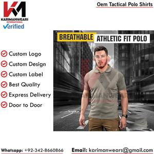 Camiseta Polo Táctica Transpirable de Secado Rápido, Camiseta de Manga Corta para Hombre, Ropa Deportiva de Alto Rendimiento, Ligera y Cómoda para Exteriores - Product Image 2