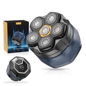 Rasoir électrique rotatif étanche à charge rapide pour hommes chauves, avec lames de rechange pour le visage, IPX7, idéal pour les camping-cars - Product Image 2