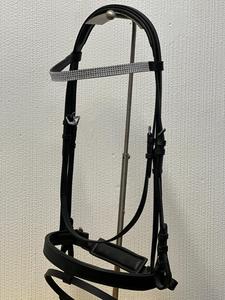 Starlight Bride de cheval en cuir véritable rembourrée Comfort Comfort Crystal Full Shetland de haute qualité du fabricant - Product Image 5