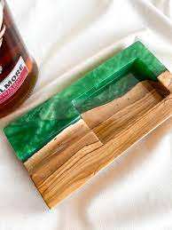 Cenicero de madera de lujo moderno hecho a mano accesorio de bolsillo personalizado para fumar cigarros tamaño personalizado Color logotipo personalizado Zehra - Product Image 4