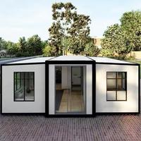 Maison préfabriquée personnalisée, portable, 20, 30, 40 pieds, 1, 2, 3 chambres avec salle de bain, 2 étages, extensible, maison conteneur