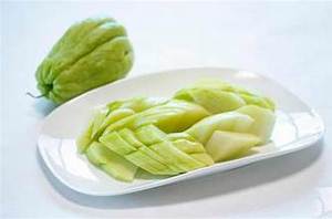ÉTIQUETTE PROPRE CHAYOTE ENTIÈRE CONGELÉE À BASE DE VÉGÉTAL VERT PUR POUR LA SANTÉ - Product Image 5