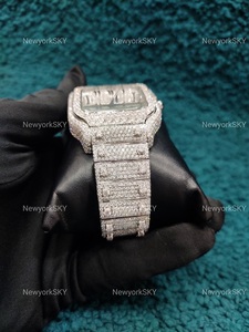 นาฬิกาข้อมือเพชรประดับเพชรสำหรับผู้ชายเครื่องประดับผู้หญิง - Product Image 3