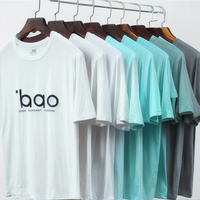 T-shirts pour hommes grandes tailles, respirants, écologiques, 100 % coton, collection Printemps-Été, surplus de stock direct usine