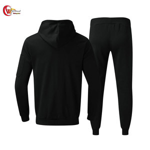 Survêtement décontracté d'hiver pour hommes, vente en gros OEM, haute qualité, respirant, écologique, polyester/coton, pour entraînement et gym - Product Image 2