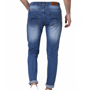 Arrivée à l'extérieur pour hommes Jeans Slim Fit Wear avec poches avant arrière Logo personnalisé à vendre en gros personnalisé OEM mode homme jean - Product Image 2