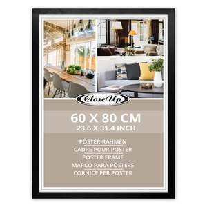 60 X 80 cm <b>Black</b> Pine Wood Decor Poster <b>Frame</b> Square Design for Display Multiple Sizes Available Including A1 A2 <b>A3</b> A4 - Product Image 2