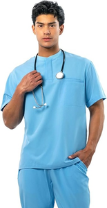 เครื่องแบบทางการแพทย์รุ่นต่อไปสำหรับผู้ชายเครื่องแต่งกายทันสมัยปรับแต่งได้พร้อมผ้าระบายอากาศ | ออกแบบมาเพื่อความสบายระดับมืออาชีพ - Product Image 3