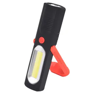 Industrielle Multi-Funktions-Wiederaufladbare Taschenlampe Magnetbasis Kunststoff-Licht mit IP65-Bewertung für Outdoor-Aktivitäten