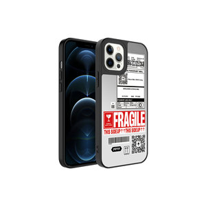 Coque de protection en silicone brillant effet miroir de luxe pour iPhone 12 Pro avec protection de l'appareil photo, style électroplaqué - Product Image 1
