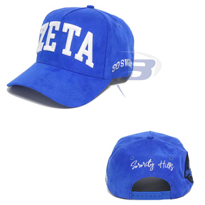 Gorra de béisbol con letras griegas de la hermandad Zeta Phi Beta, bordado 3D, ajustable, informal, deportiva, para exteriores, unisex, gorra de la hermandad ZPB - Product Image 3