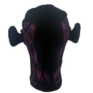 Vente en gros de masque facial en tricot jacquard personnalisé avec logo, couvre-visage intégral à 3 trous, masque de ski design, bonnet en tricot avec échantillon gratuit - Product Image 4