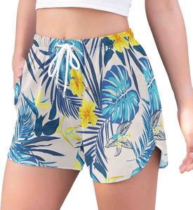 Shorts de Playa para Mujer con Logotipo y Diseño Personalizados - Alta Calidad, Corte Regular, Transpirables, de Secado Rápido con Estampado - Product Image 3