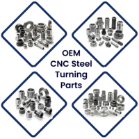 Pièces usinées par micro-CNC en acier au carbone de qualité A36, A529, A572, A366, A513, 1020, 1045, 4130 1018, pièces tournées par CNC