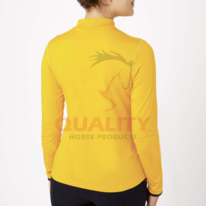 Chemise d'équitation équestre à compression extensible dans les quatre sens avec doublure thermique évacuant l'humidité Propriétés de flexibilité et de chaleur - Product Image 2