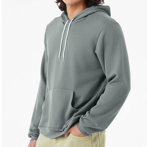 Sweat à capuche à manches longues à carreaux pour hommes - Product Image 3