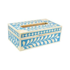 Caja de pañuelos de madreperla multifuncional, juego de bandejas, soporte de incrustaciones de hueso ecológico del fabricante - Product Image 4