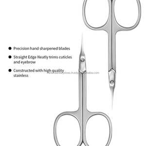 Ingrown Type Sharp Professional Stainless Steel Russian Curved Cuticle <b>Scissors</b> for Nail Salon Nail Care Beauty - Product Image 3