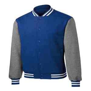 Veste universitaire en toile de polyester/coton pour homme, personnalisée avec broderie OEM, à capuche, matelassée, respirante, pour l'hiver - Product Image 4