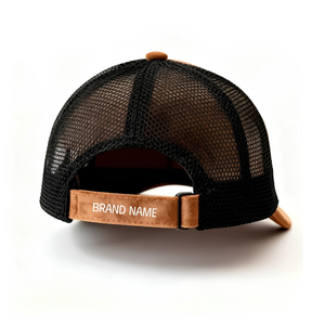 Casquette de golf personnalisée avec logo, 6 panneaux, en velours et maille, style trucker, avec matériau respirant et léger, fermeture à boucle métallique - Product Image 5