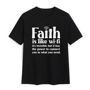 Venta al por mayor de camisetas de alta calidad de gran tamaño carta de impresión gráfico camisetas de algodón poliéster Spandex de peso pesado de los hombres camisetas - Product Image 1