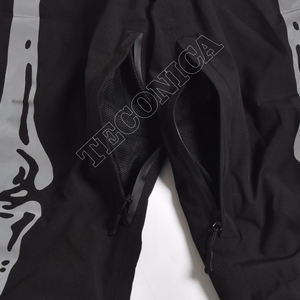 Pantalon de neige noir de style super ample, imprimé squelette réfléchissant, taille ajustable et doublure en polaire chaude - Product Image 5