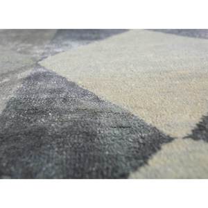 Tapis Manchaha noués à la main en laine et soie de bambou, motif géométrique gris et noir, pour salon, chambre et couloir d'adolescents - Les-1880 - Product Image 3