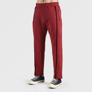 Top Tendance Hommes Rouge Lâche Coupe Décontractée Jogging Pantalon Élastique Taille Moyenne quantité minimale de commande Bas Vente en Gros en Vente - Product Image 4