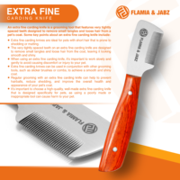 Couteau à démêler Flamia & Jabz pour chien, couteau à carder pour peigne à poils de terrier, peignes en acier inoxydable pour renard, chat, chien, cheval, peigne en bois