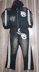 Gran oferta, fabricante de chándal personalizado al por mayor, chándales duraderos de algodón para hombre, chándales de entrenamiento deportivo de secado rápido para hombre - Product Image 6