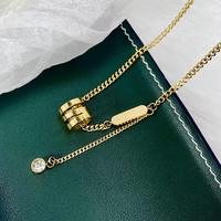 Collier classique de luxe léger, simple et polyvalent, en diamant, or, or rose, or blanc, argent, diamant de laboratoire certifié IGI, pour femme
