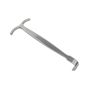 Retractor de Rodilla Ortopédico Tipo Curvo Smillie, Instrumento Quirúrgico de Acero Inoxidable, Disponible en Varios Tamaños - Product Image 1