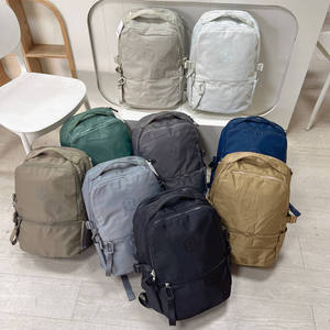 Mochila Unisex Lu de 22L, de Nailon, con <span class=keywords><strong>Cierre</strong></span> de Cremallera, Negra, Impermeable, con Forro de Poliéster, Sistema de Transporte con Correa, <span class=keywords><strong>para</strong></span> Chicas - Product Image 4